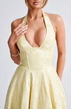 Elegant Vintage Sweetheart Midi Dress