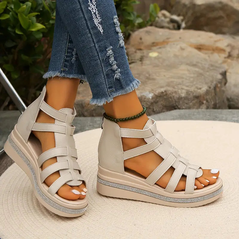 Chic Platform Sandals for Extra Height