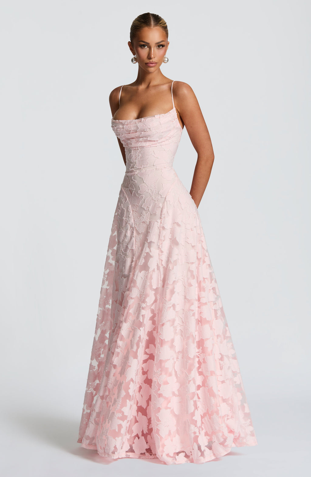 Eloisa Romantic Lace Maxi Dress