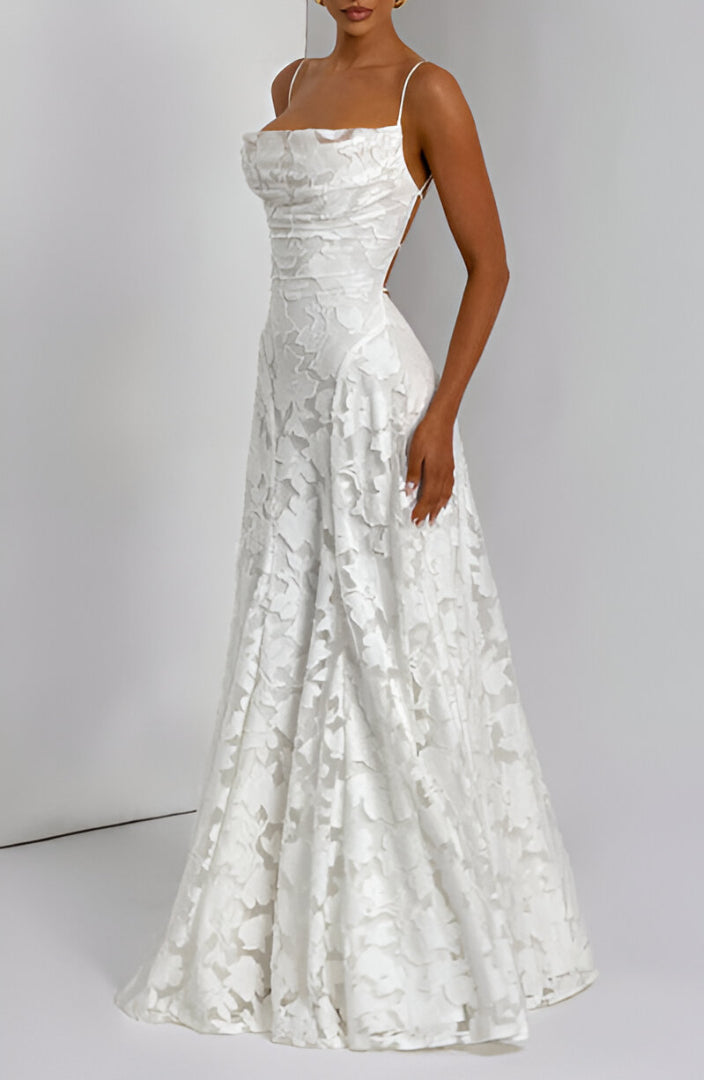Eloisa Romantic Lace Maxi Dress