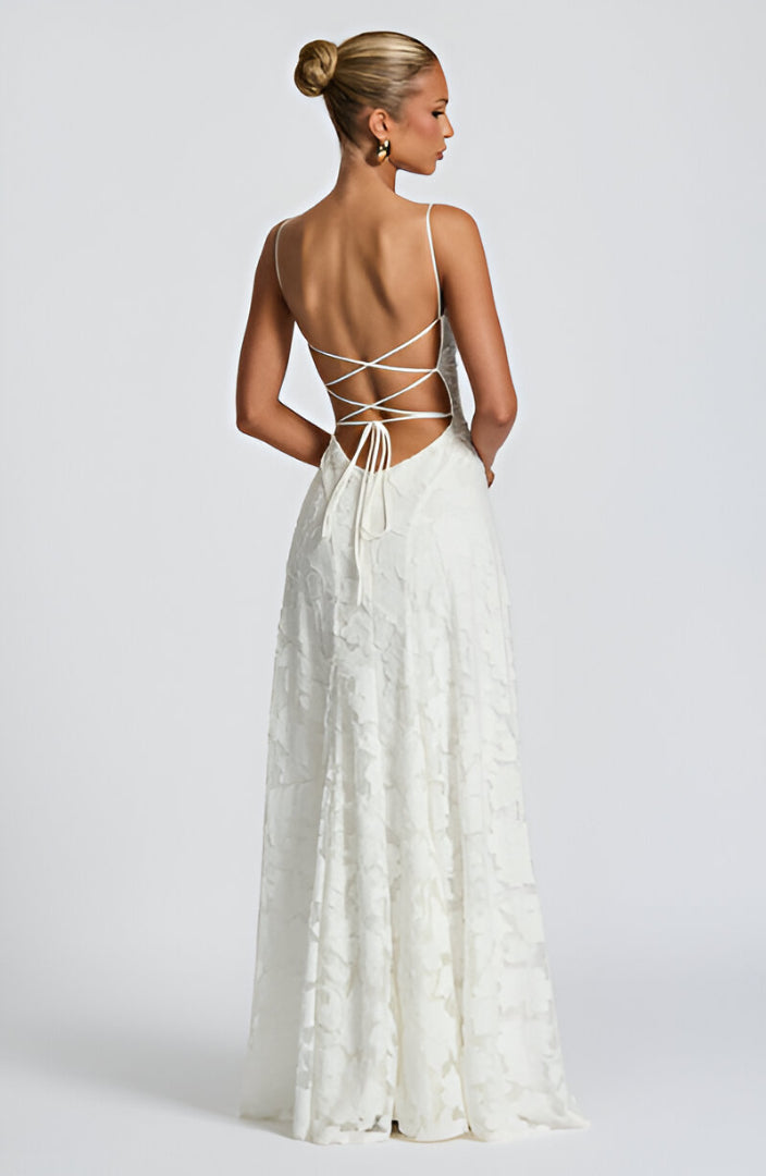 Eloisa Romantic Lace Maxi Dress