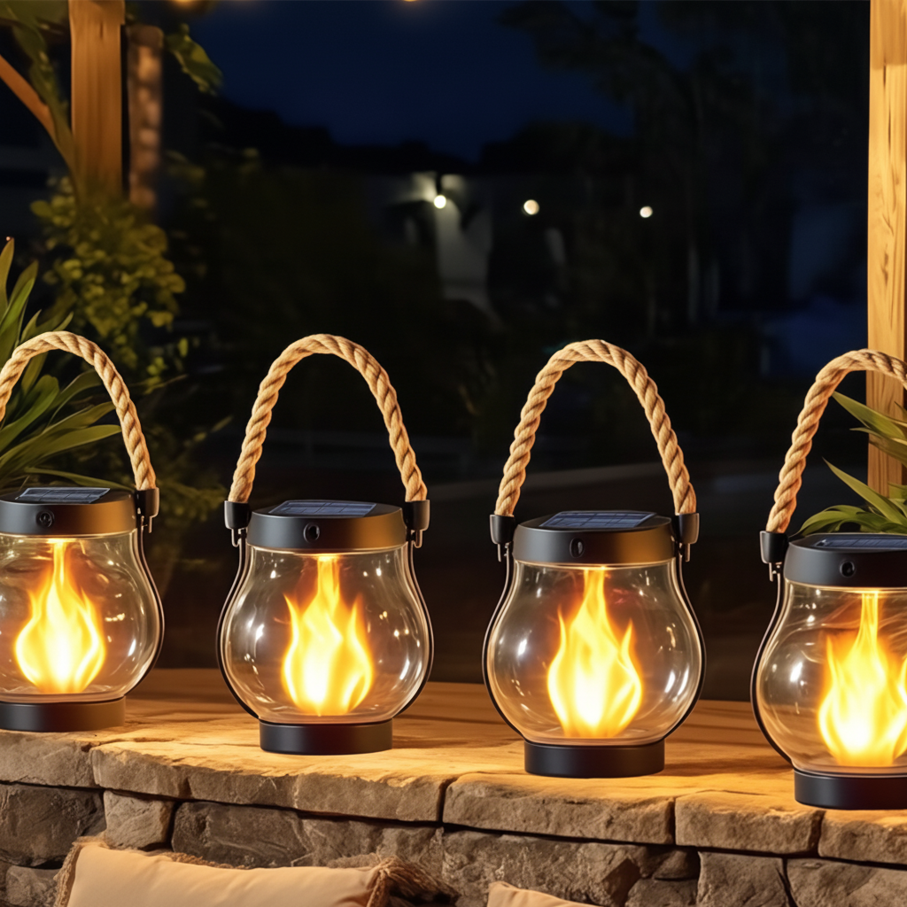 Solar Lantern Outdoor Lights