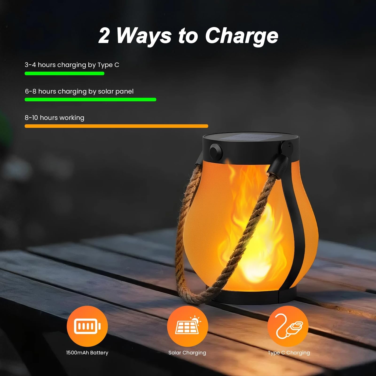 Solar Lantern Outdoor Lights Gen 2