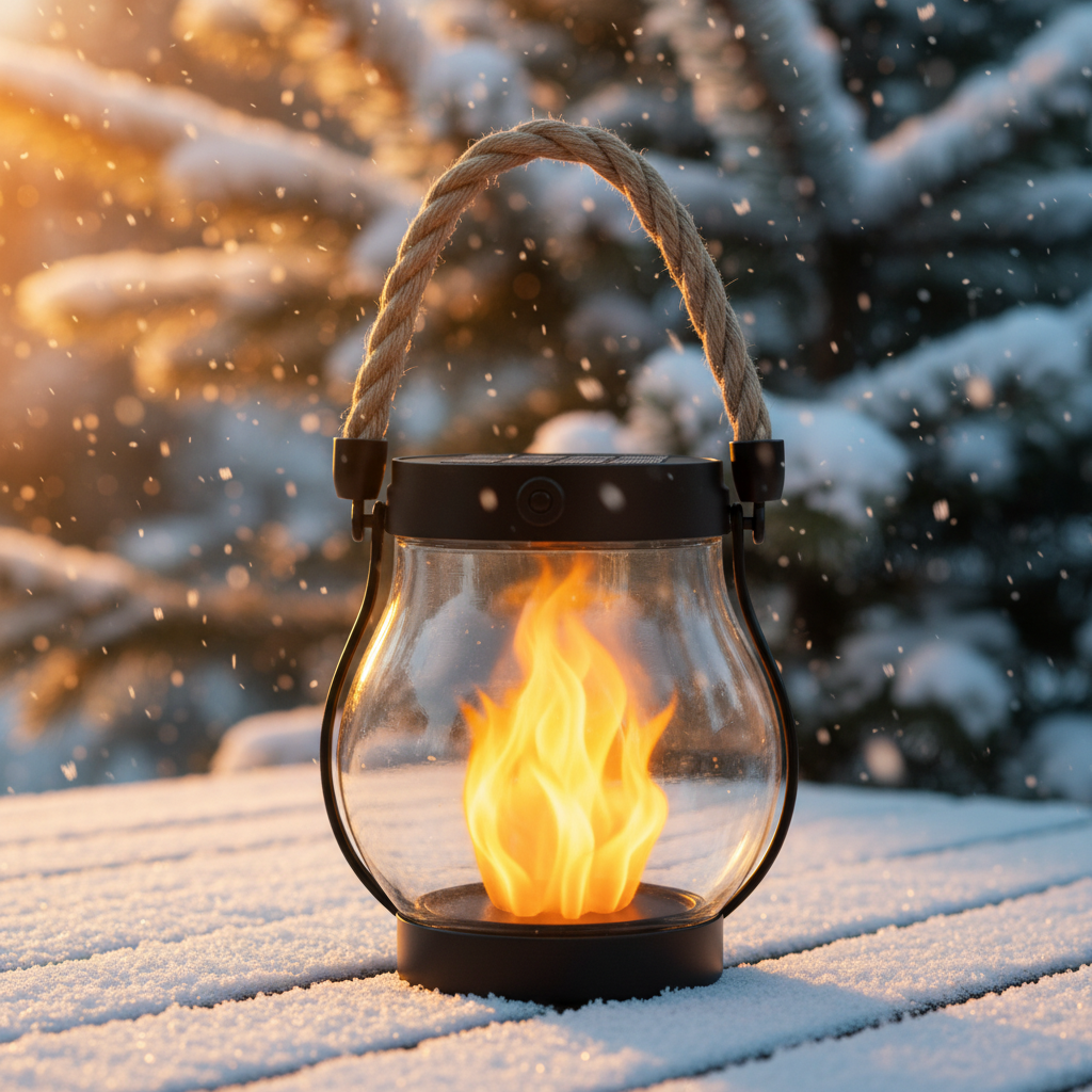 Winter Solar Lantern Lights